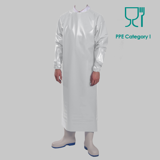 Polyurethane-DELTA-sleeves-white-PPE
