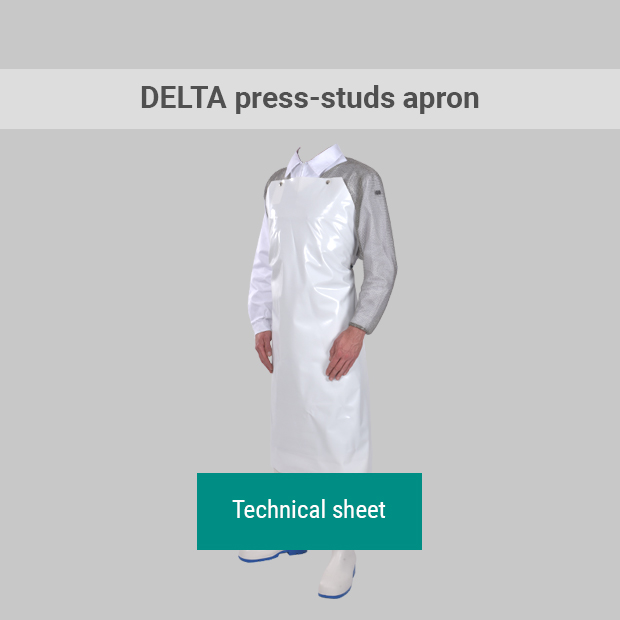 DELTA pressstuds apron