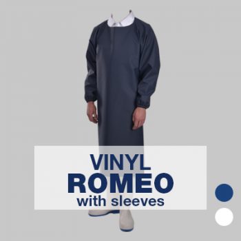 Apron ROMEO sleeves vinyl
