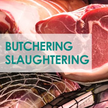butchering and slaughtering work aprons