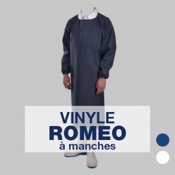 Tablier ROMEO manches vinyle
